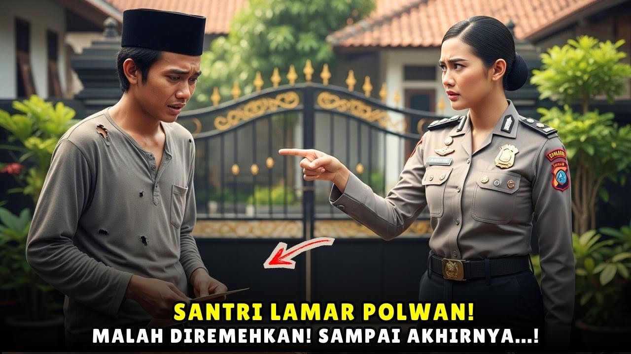 10 Tahun Jadi OB di Arab, Saat Pulang, Santri ini Melamar Seorang Polwan Malah Diremehkan! Padahal..