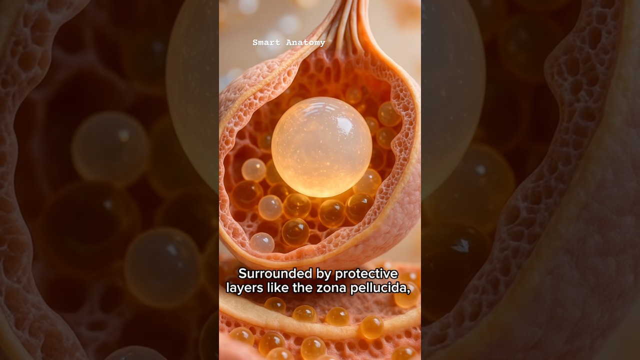От яичника к жизни: невероятное путешествие яйцеклетки. Чудо жизни #ребёнка. #Овуляция #биология ...