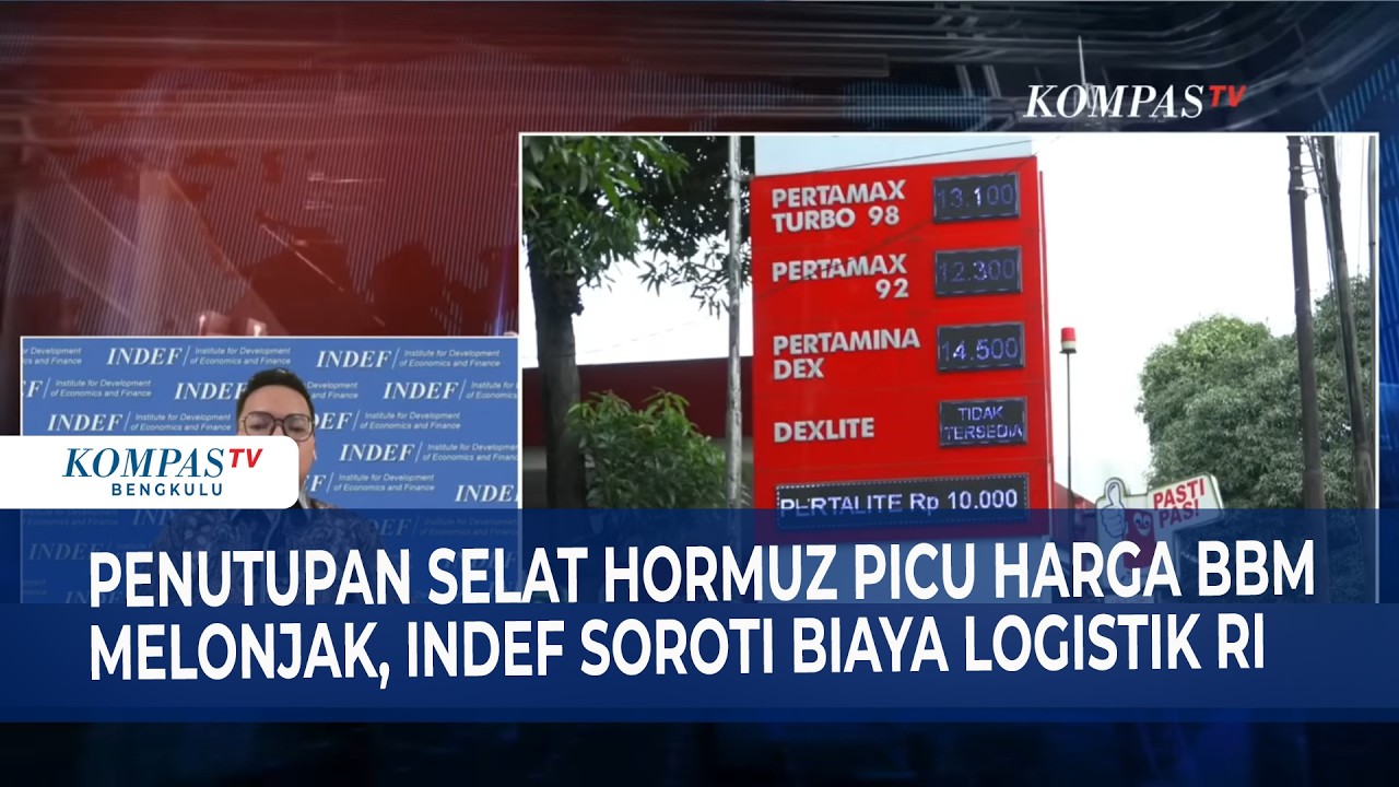 Penutupan Selat Hormuz Picu Harga BBM Melonjak, INDEF Soroti Biaya Logistik RI