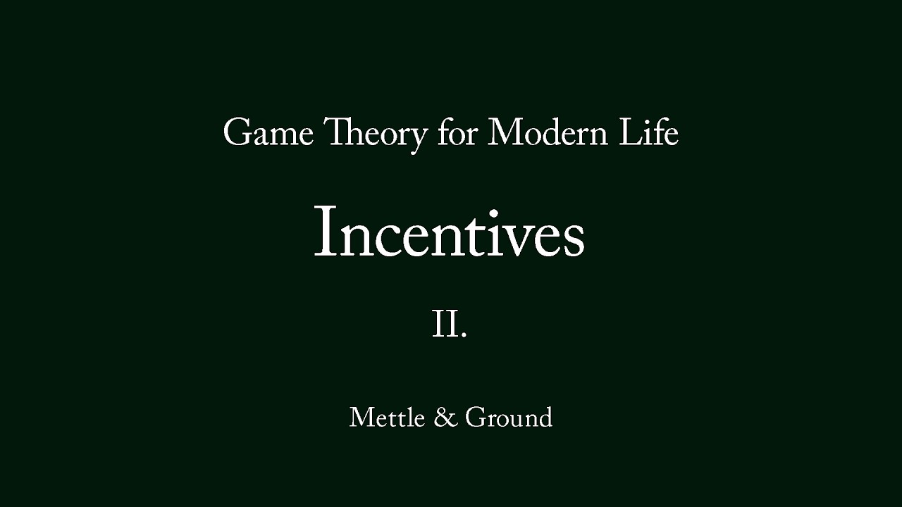 Incentives and Reward Structures &mdash; A Game Reveals Itself by What It Rewards