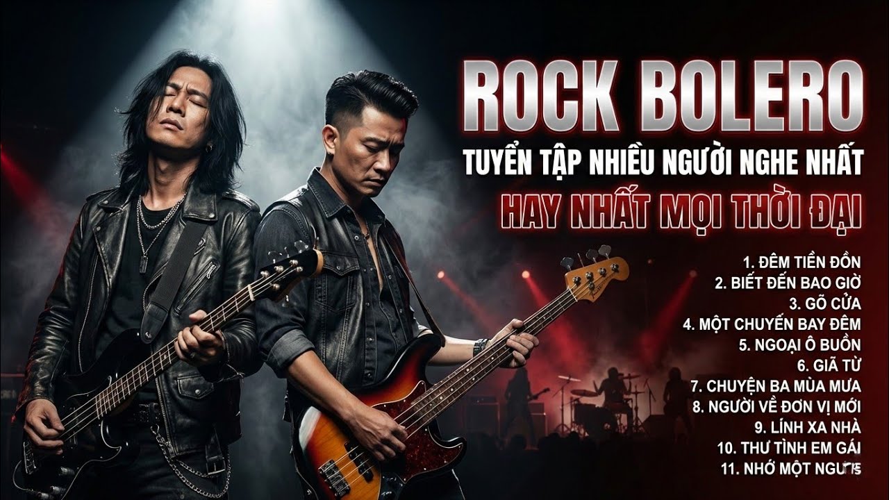 TUYỂN TẬP ROCK BOLERO NHIỀU NGƯỜI NGHE NHẤT | TOP NHỮNG BÀI NHẠC VÀNG PHỐI ROCK HAY NHẤT THỜI ĐẠI
