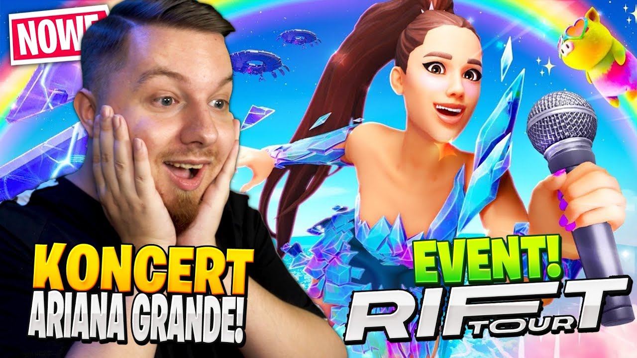 NIESAMOWITY koncert ARIANA GRANDE w Fortnite ... 🌈 (cały EVENT!)