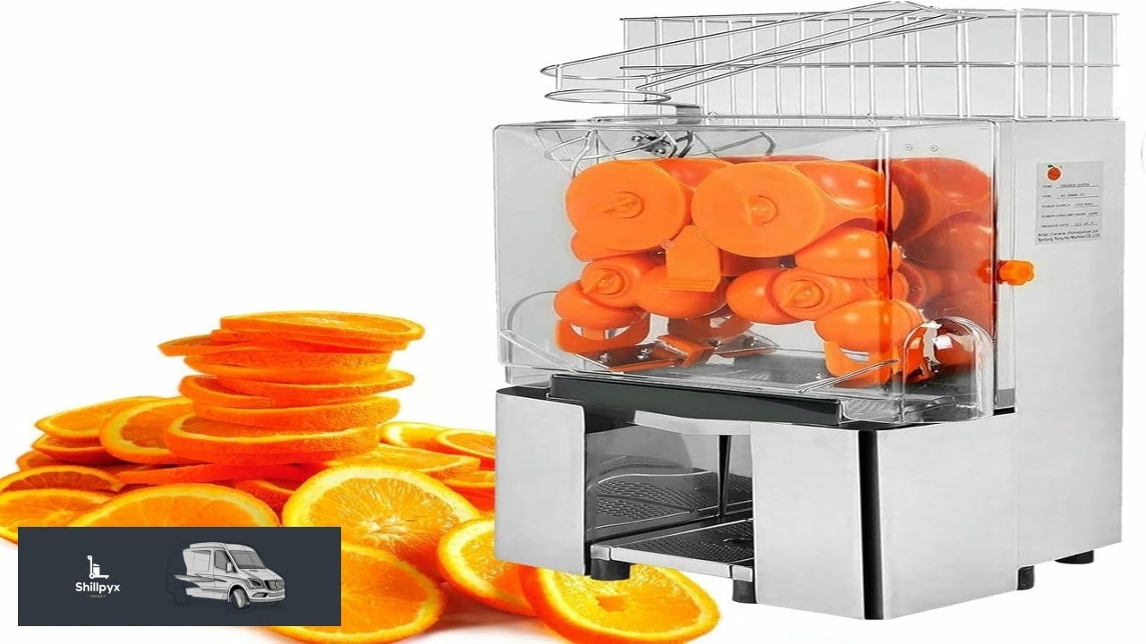 Commercial Orange Juicer Machine Heavy Duty Automatic Stainless Steel Juicer High Speed