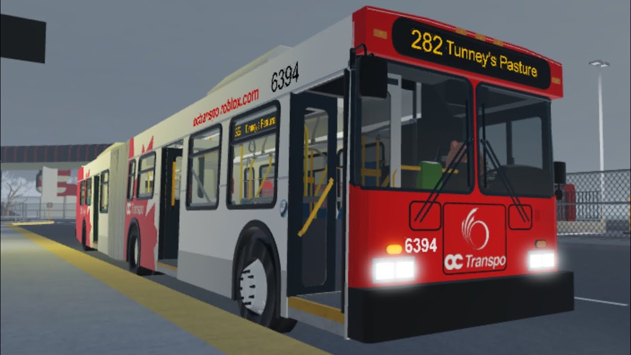 OC Transpo | 2008 New Flyer D60LF 6394 Route 282 to Tunney's Pasture Station