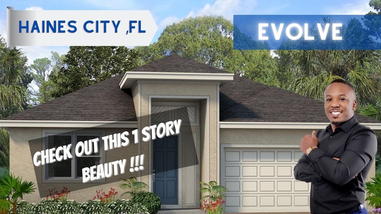 New House Tour in Haines City, FL Cypress Park Estates by Park Square Homes The Evolve Floor Plan