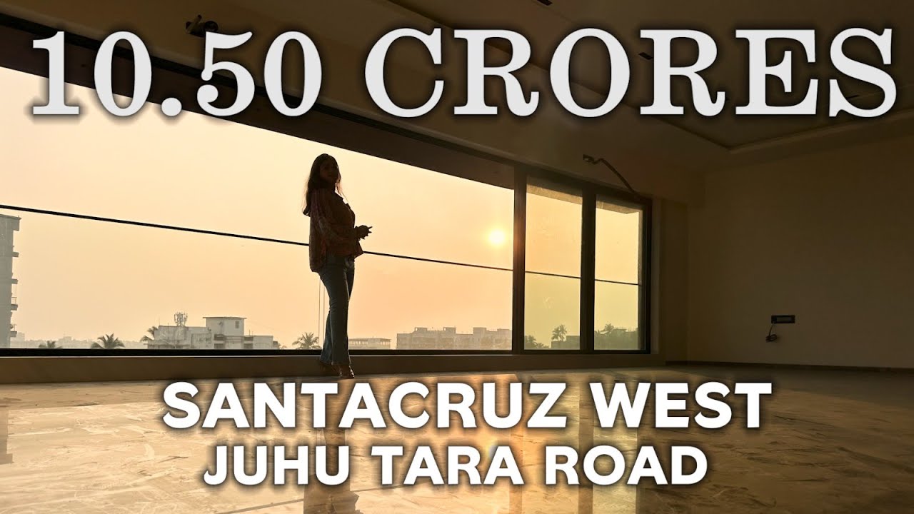 Exclusive 4BHK Residence Tour: Sunlit Luxury on Higher Floors Juhu Tara Road, SantaCruz West, Mumbai
