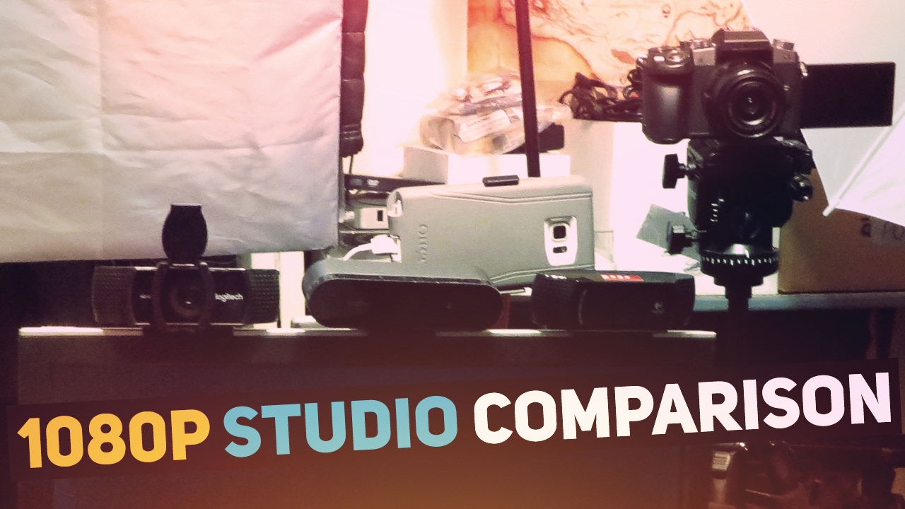 Logitech BRIO 4k vs. C922 vs. C920 1080p Quality Comparison in STUDIO lighting! 1080p KING?!