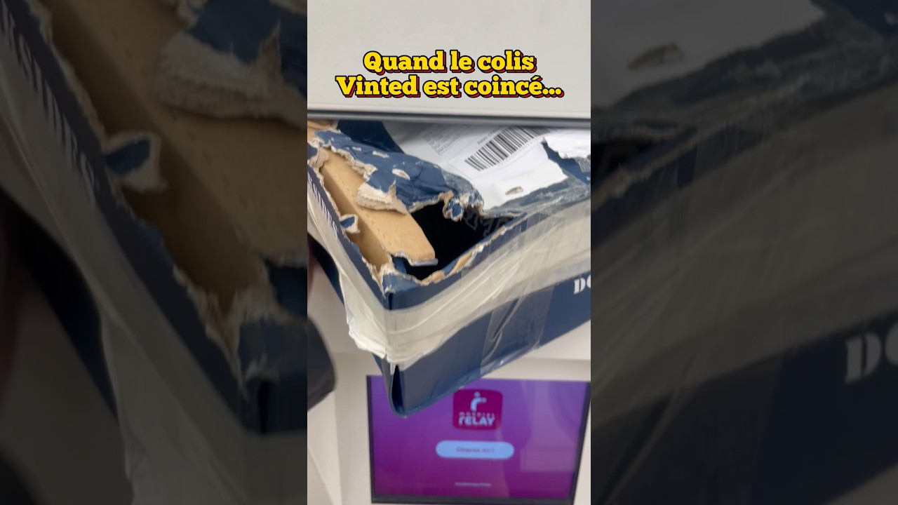 Quand le colis vinted est coinc&eacute;... #vinted #colis