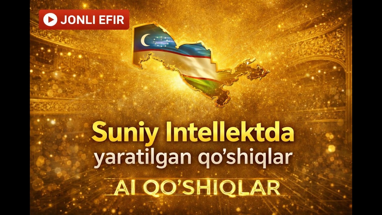 Suniy intellektda yaratilgan musiqalar LIVE