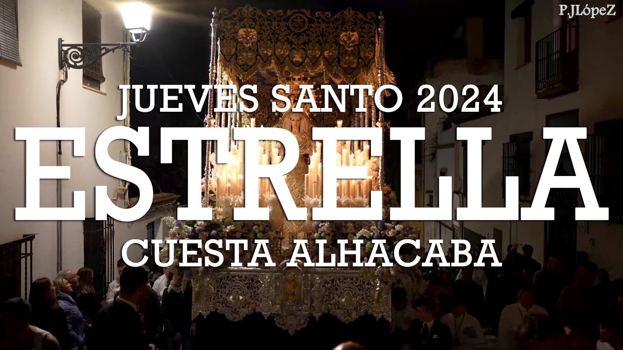[4K] DESDE LA BULLA: Virgen de la Estrella por la Cuesta de la Alhacaba - Granada 2024
