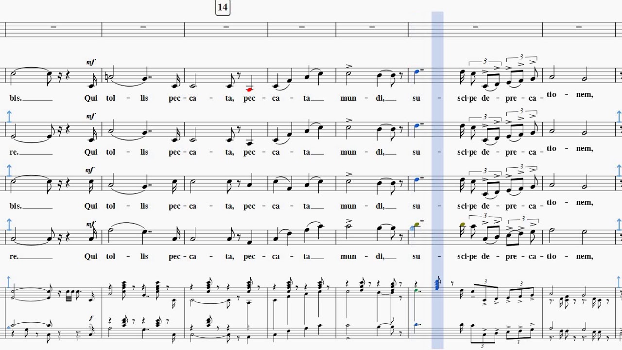 Puccini Gloria Soprano 80% Tempo