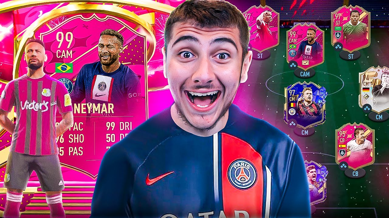Я использовал 99 Неймара со 100 000 FIFA Points!