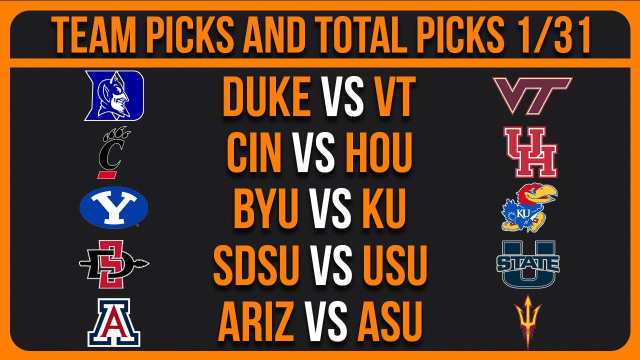College Basketball Picks & Predictions Today 1/31/26 | NCAAB Picks Today