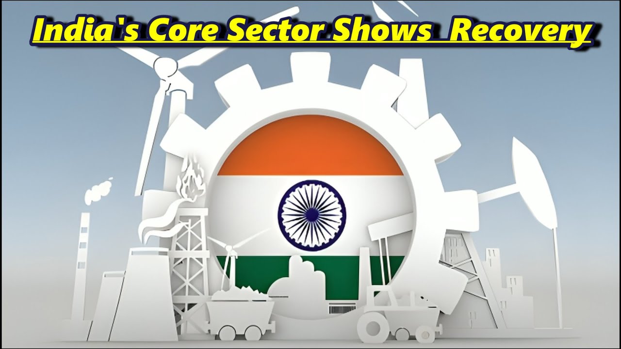 India's Core Sector Shows Modest Recovery #coreindustries #manufacturing #electricity
