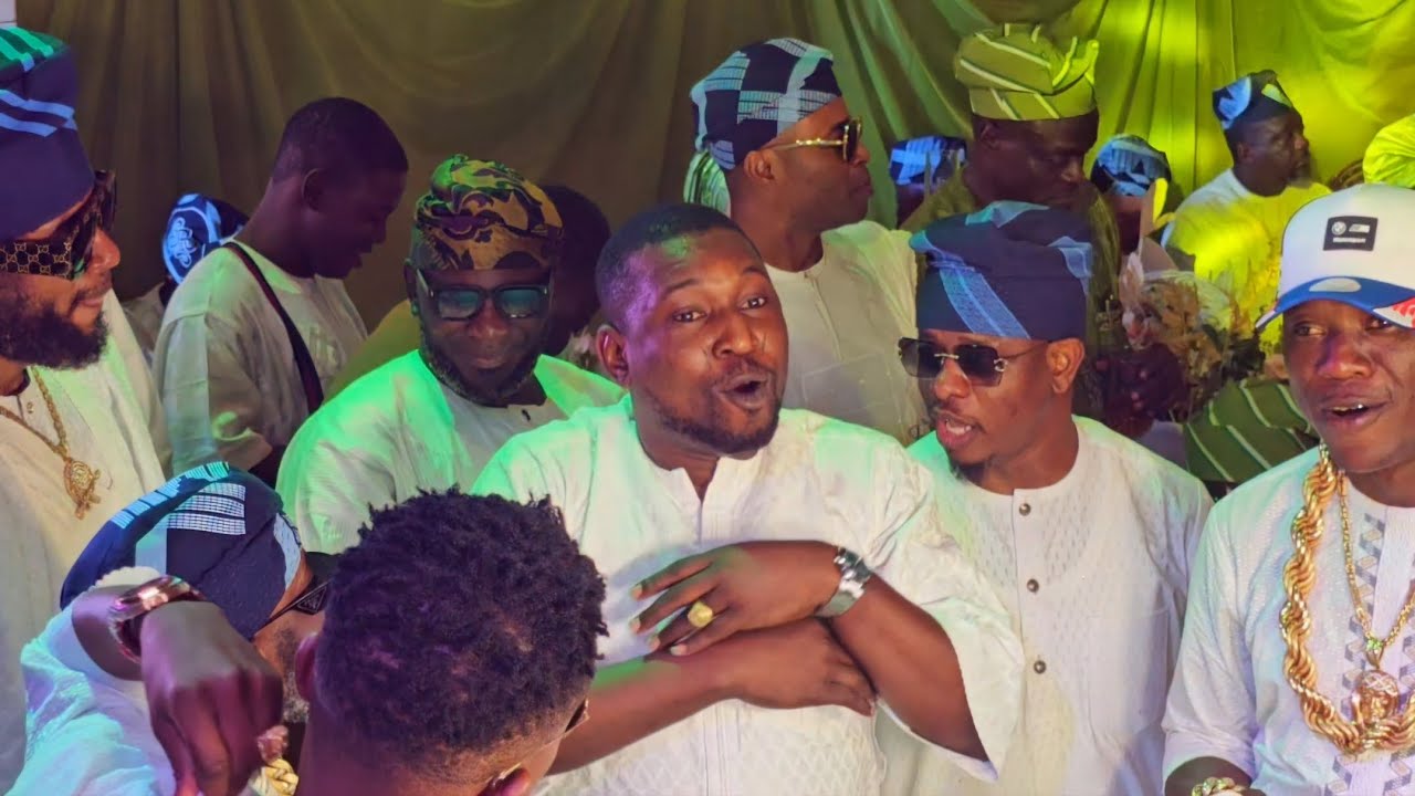 SEE HOW TUNDE PERRY GREETED ABU ABEL AND SEGO AT EFELE'S MOTHER IN-LAW FINAL BURIAL 