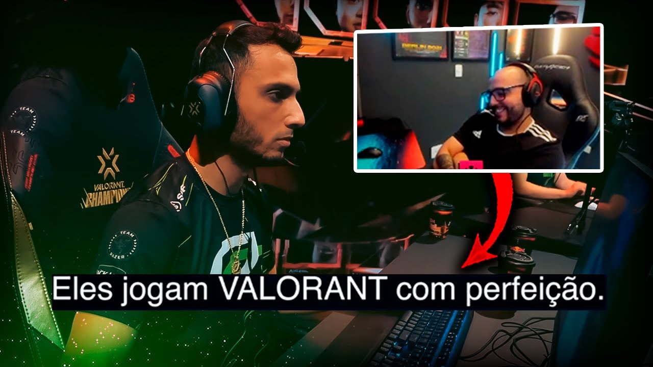 REAÇÃO DO SACY AO FNS ELOGIANDO O VALORANT DA LOUD