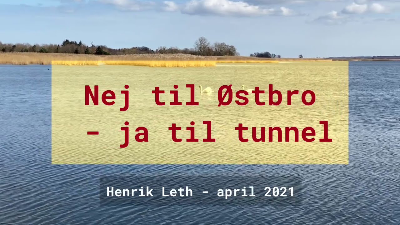 Østforbindelsen Randers Fjord: Nej til bro -  byg en tunnel!