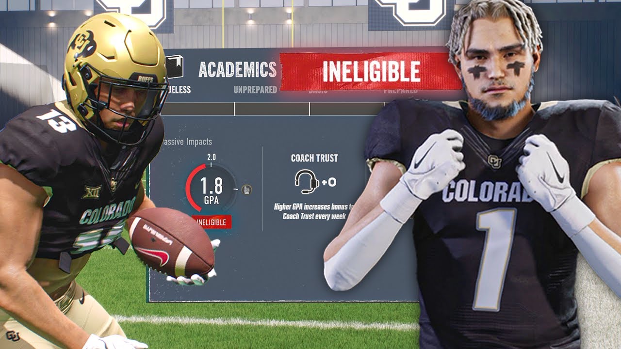 College Football 25 Road to Glory - Entering the Transfer Portal and Failing School