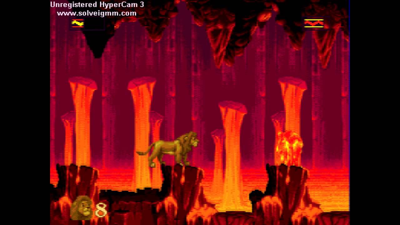 The Lion King: STAGE 8 - (Sega Mega Drive) - Long-play with commentary