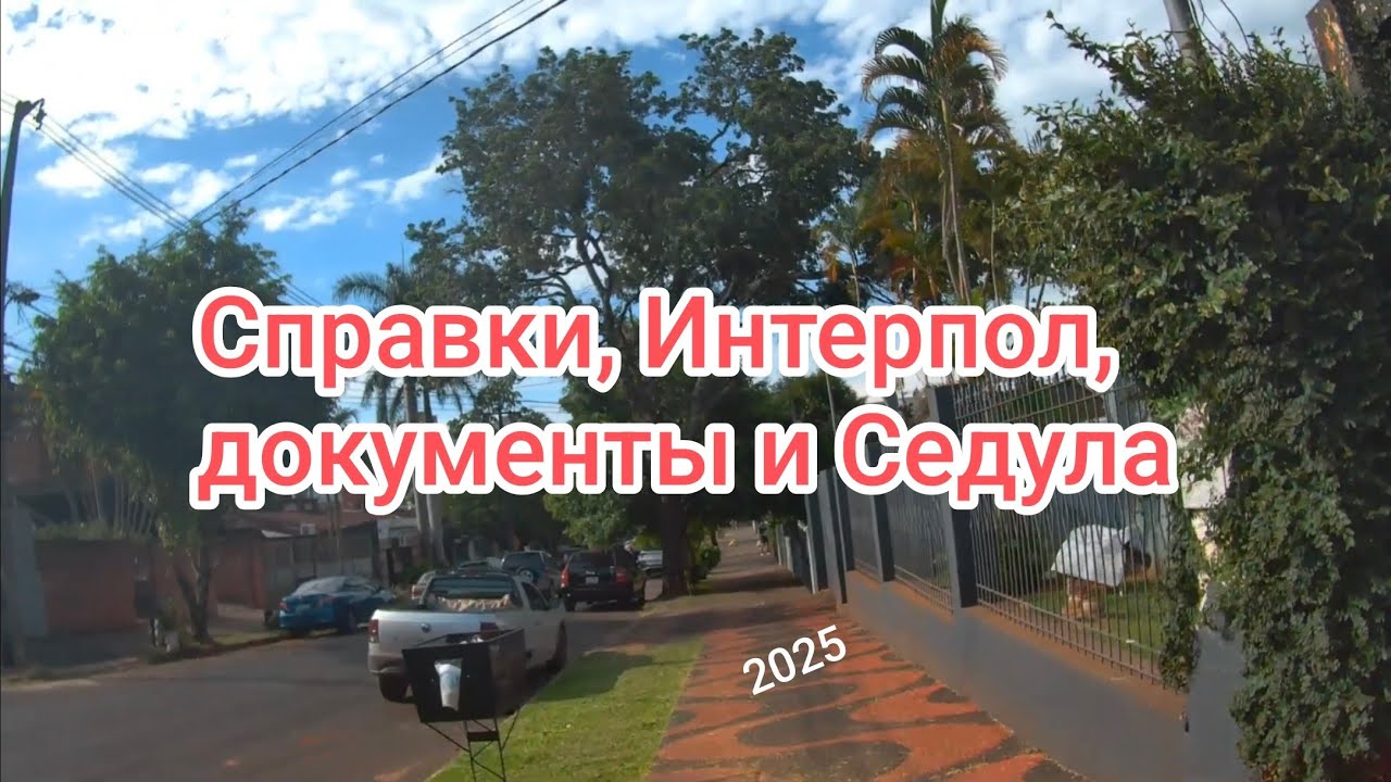Видео о всяких бумагах для седулы и об остальном