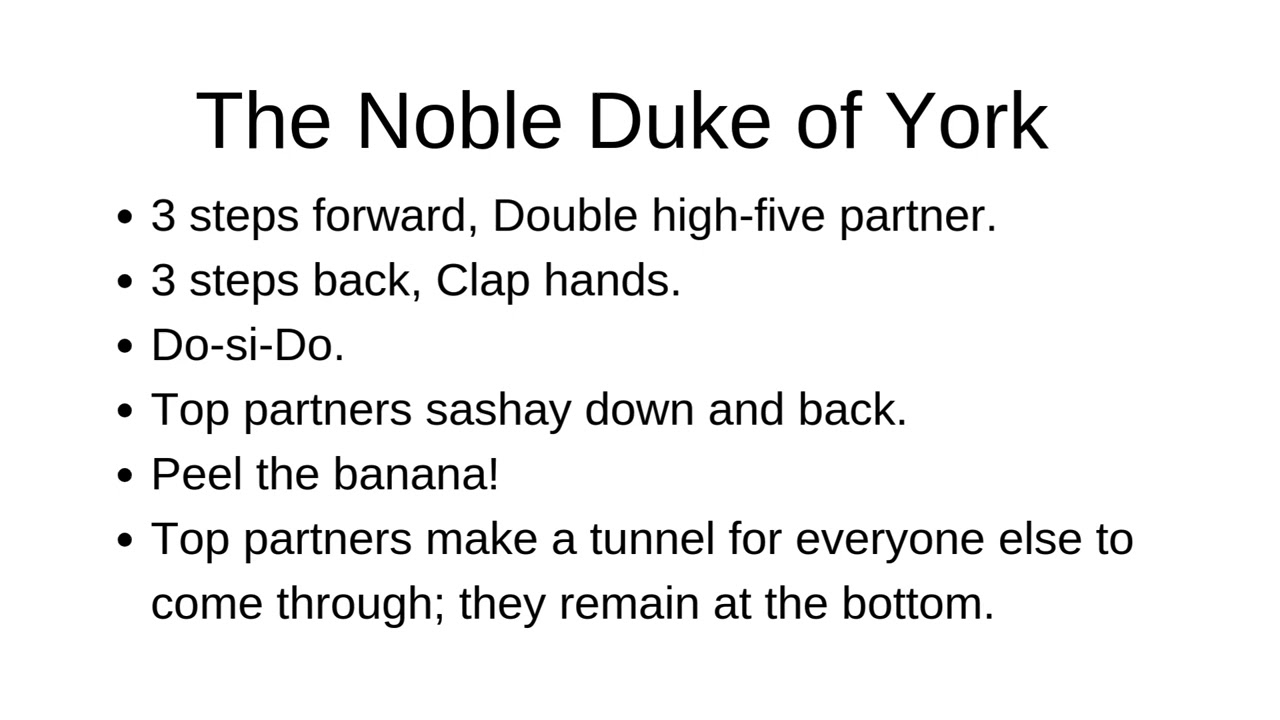 The Noble Duke of York