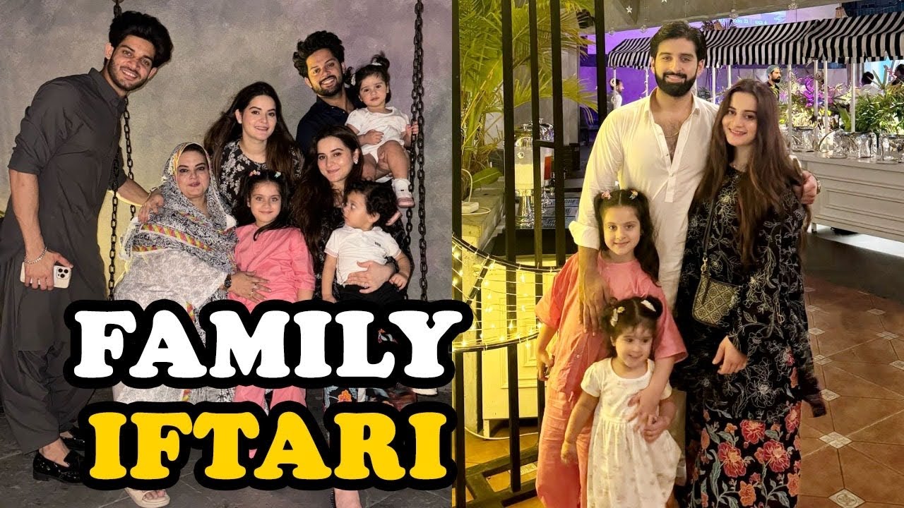 Iftar dinner and shopping - Aiman khan
