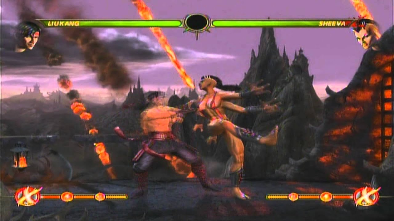 Liu Kang Combos in Mortal Kombat 9 for PS3 and XBOX
