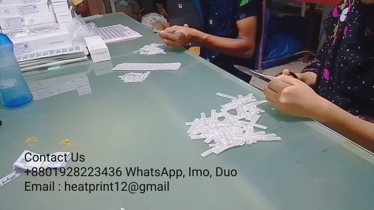 Heat Seal Label Finishing