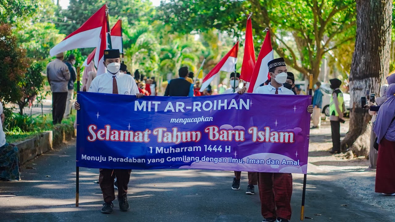 MERIAH! Pawai 1 Muharram 1444 H MIT Ar Roihan - with Aerial view