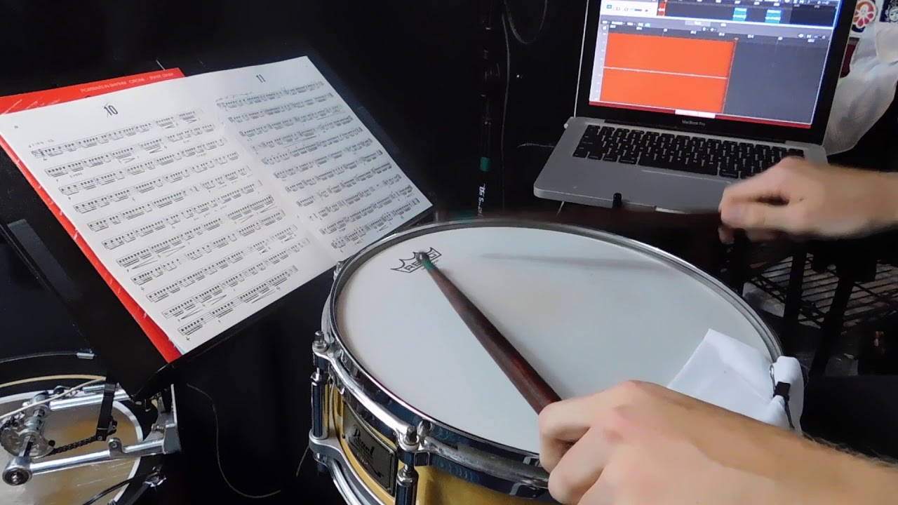 Mitchell Peters Intermediate Snare Drum Studies Etude 11 120bpm