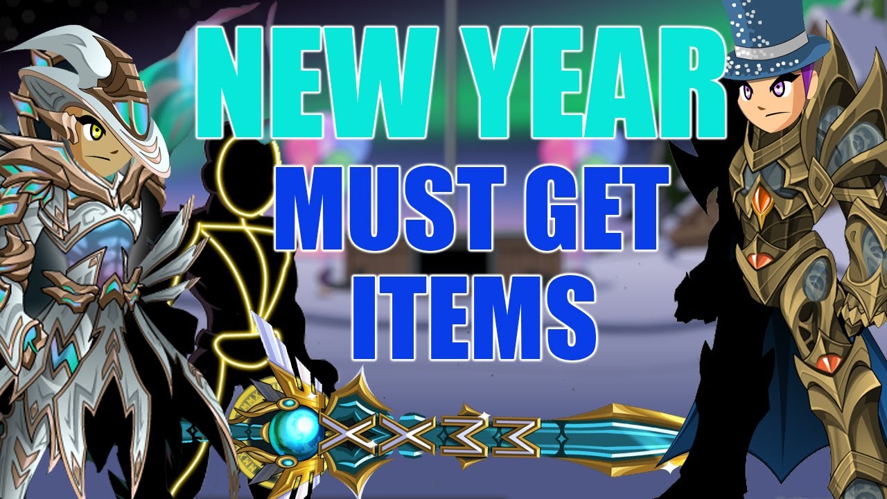 AQW Must Get New Year Items! | Boss Drops - AC Tagged - Seasonal Gear - Merge Shops - Chrono Gear!