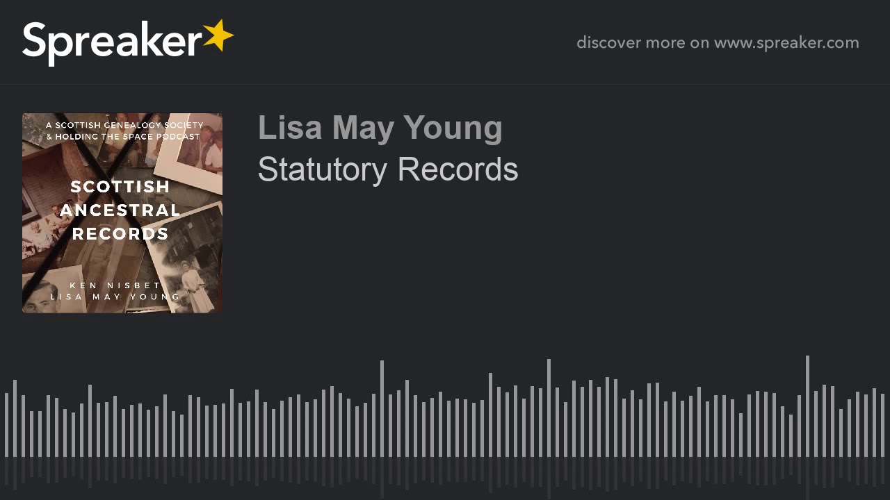 Statutory Records (part 1 of 3)