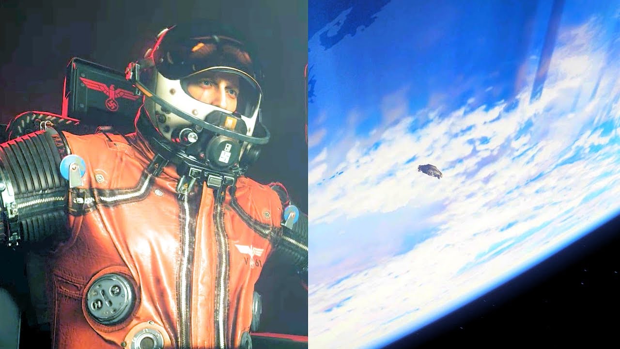 WOLFENSTEIN 2 THE NEW COLOSSUS Travel to Outer Space & Steal the ODIN codes & Return to Earth