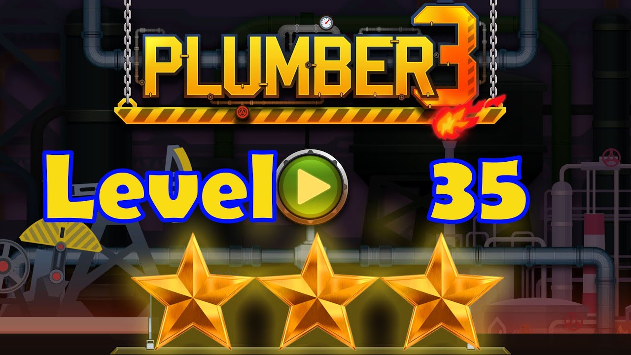 Plumber 3 Puzzle Game Level 35 - 3 Stars (Android/iOS) Oil Tycoon