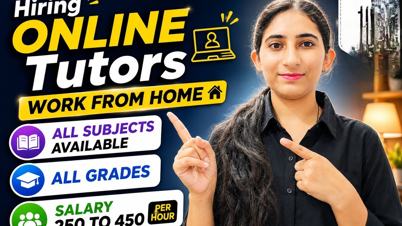 ONLINE TEACHING JOBS 🔥 WORK FROM HOME 🏡 ALL SUBJECTS 🔥🔥