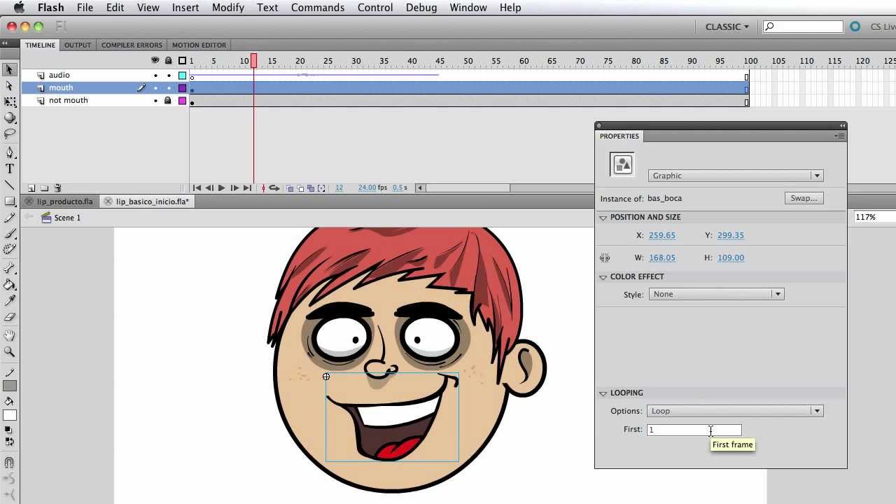 How to Animate Lip Sync in Flash - Basic Tutorial!