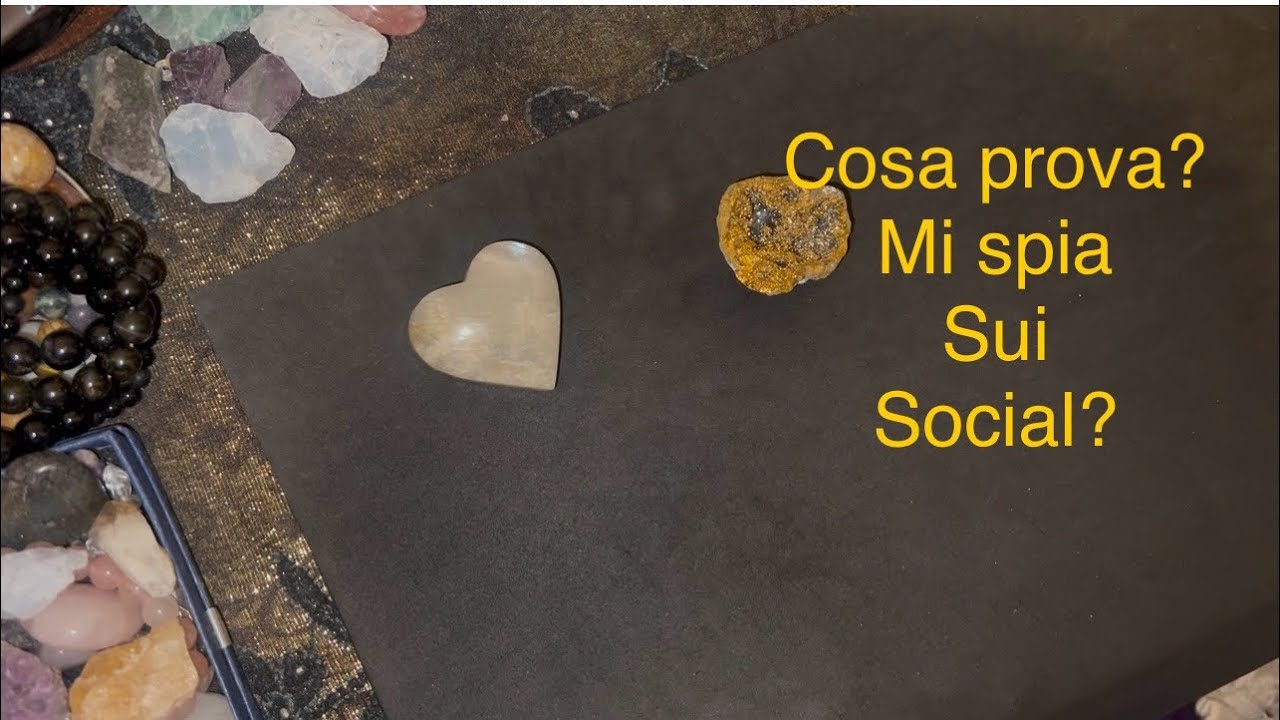 Cosa prova? Mi spia sui social?
