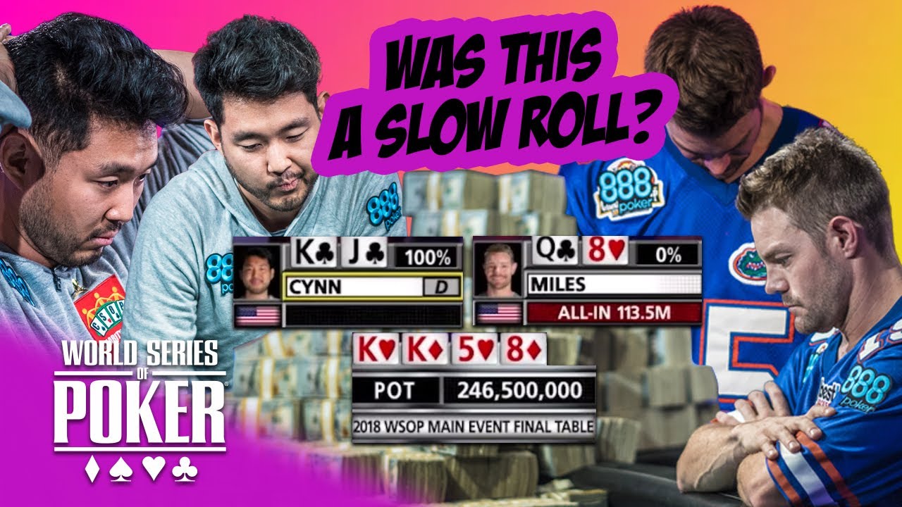 Did John Cynn Slow Roll Tony Miles to Win the 2018 WSOP Main Event?