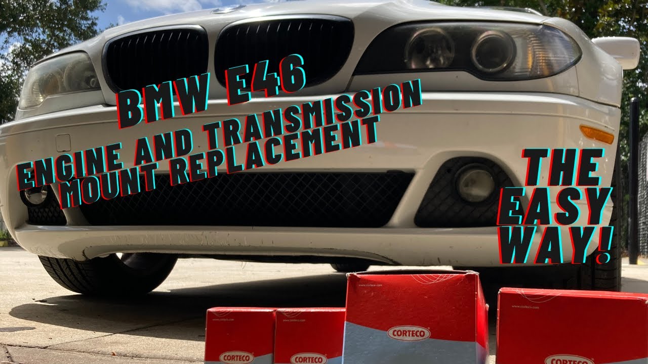 How to replace BMW E46 motor and transmission mounts. The EASY WAY!!! DIY!!!