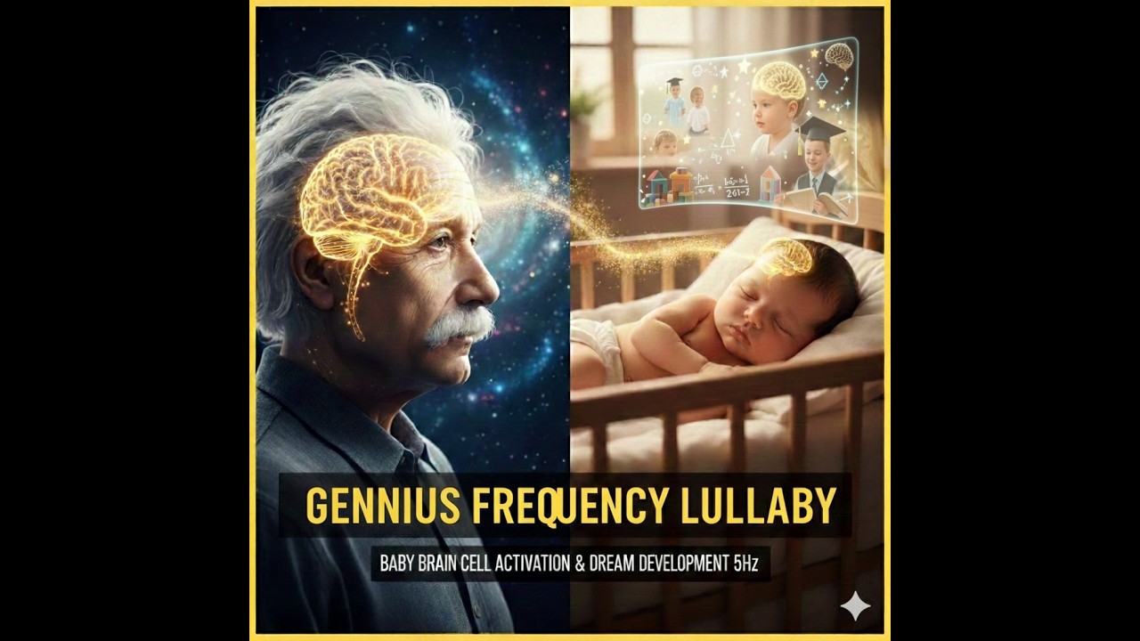 Genius Frequency Lullaby: 5Hz Baby Brain Cell Activation & IQ Boost