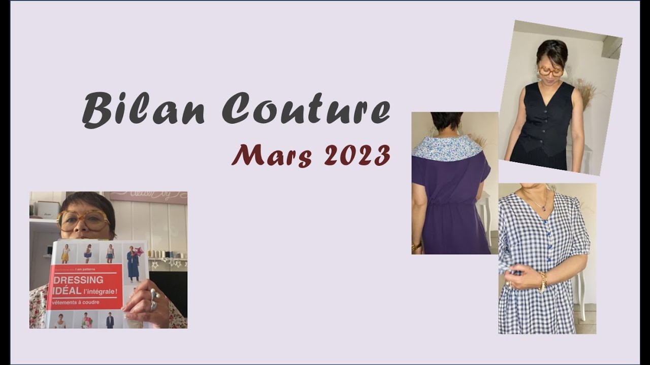 Bilan couture #mai 2023  #couture #video #youtube #patrongratuit