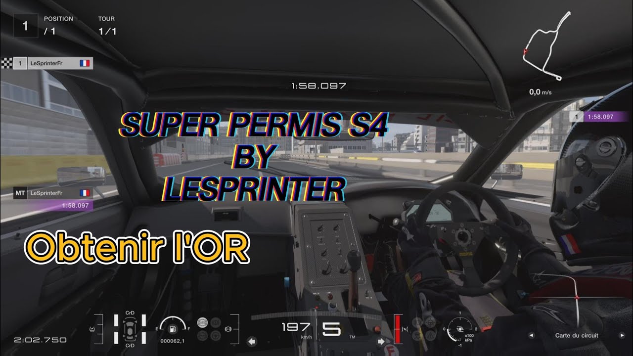Obtenir l'or sur le permis S4 de gran turismo 7 by @LeSprinter
