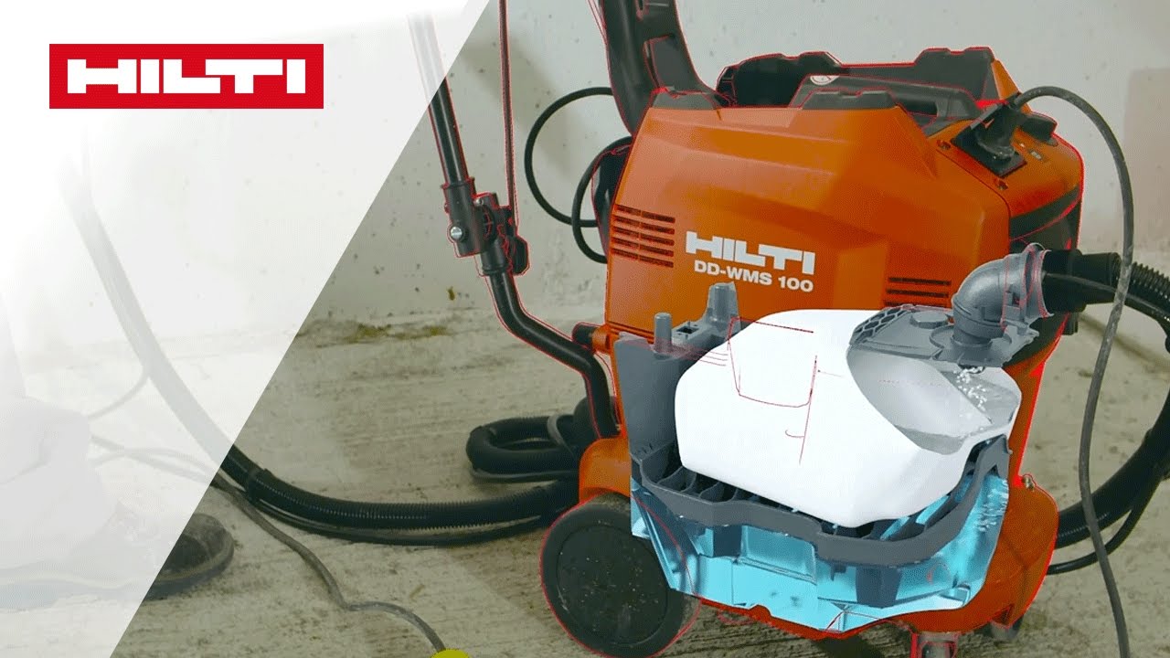 WIERCENIE diamentowe bez dostępu do wody: Hilti WMS 100