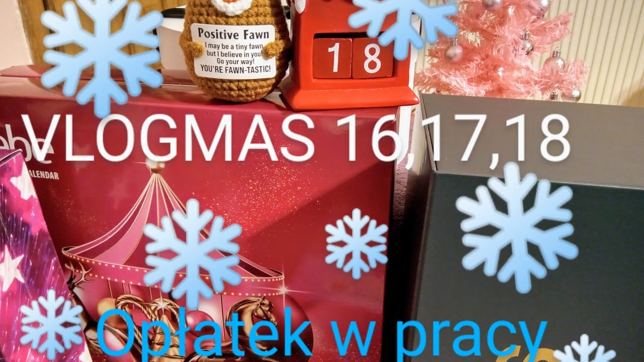 Unboxing kalendarzy GOSH ASOS REVOLUTIONS HEBE ISANA i innych. Opłatek w pracy.