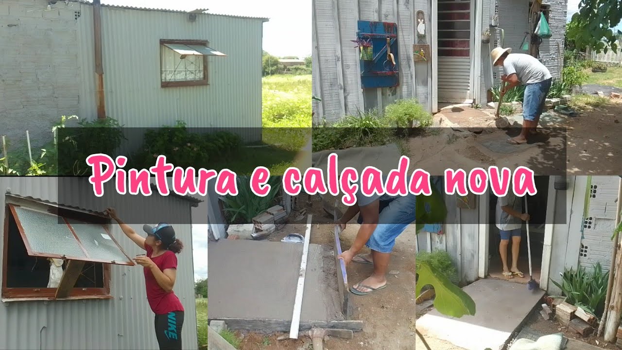 O dia foi bem produtivo, trabalhamos aqui na casinha de madeira.