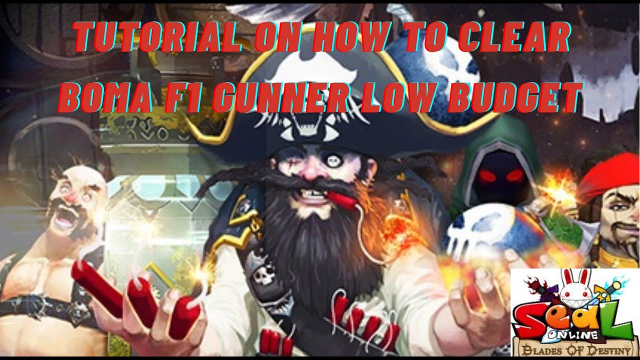 Tutorial on How to Clear Boma F1 GUNNER Low Equip! Seal Online Blade of Destiny #sealonline #SEALBOD