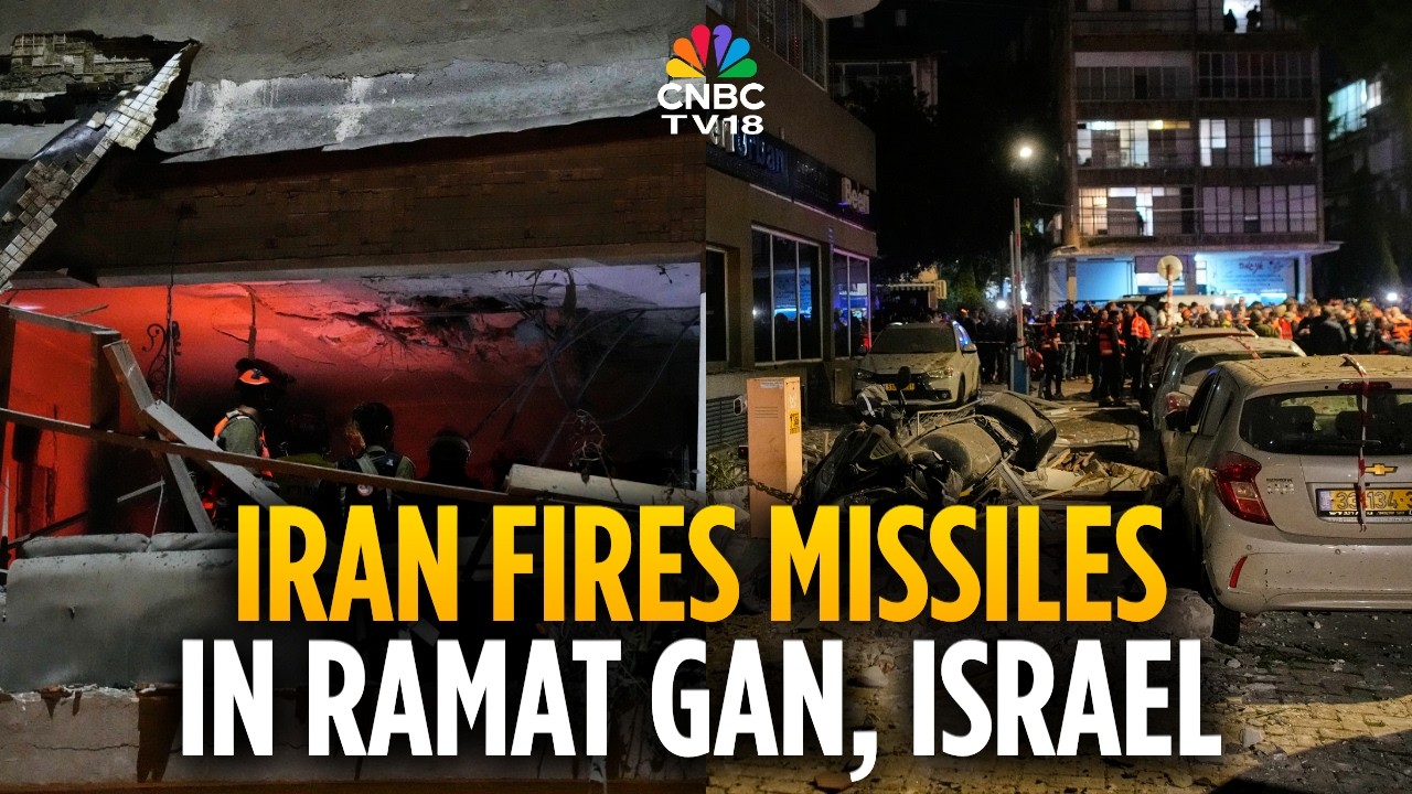Israel Iran WAR LIVE: Iranian Missiles Hit Ramat Gan, Casualties Reported | US Trump | N18G