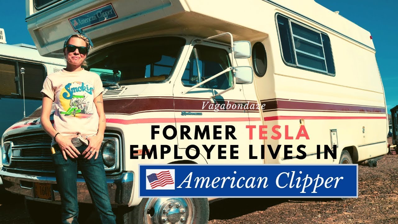 Former Tesla Employee now lives in a Vintage American Clipper RV I Vagabondaze
