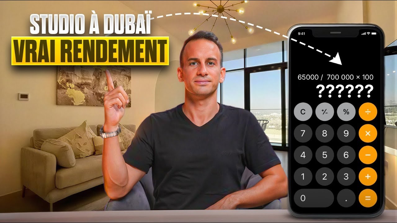 Combien rapporte vraiment un studio à Dubaï ? (analyse réelle)