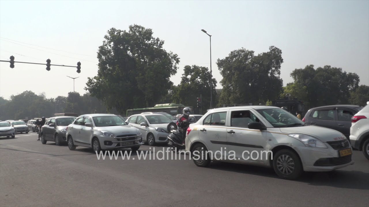 Traffic jam at Tilak Marg near Rajpath, New Delhi | Delhi after Corona Lockdown